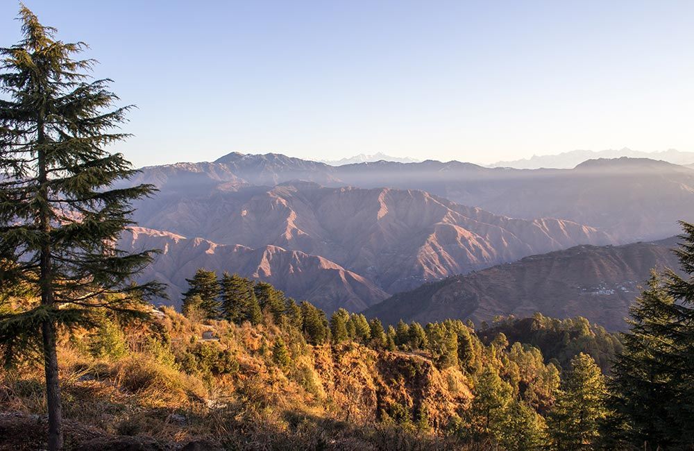 Sunset & Himalayan views at Lal Tibba