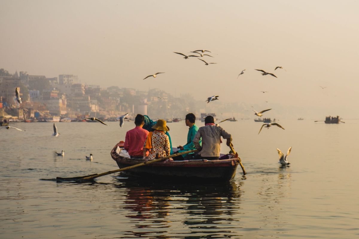 Boat ride on River Ganga