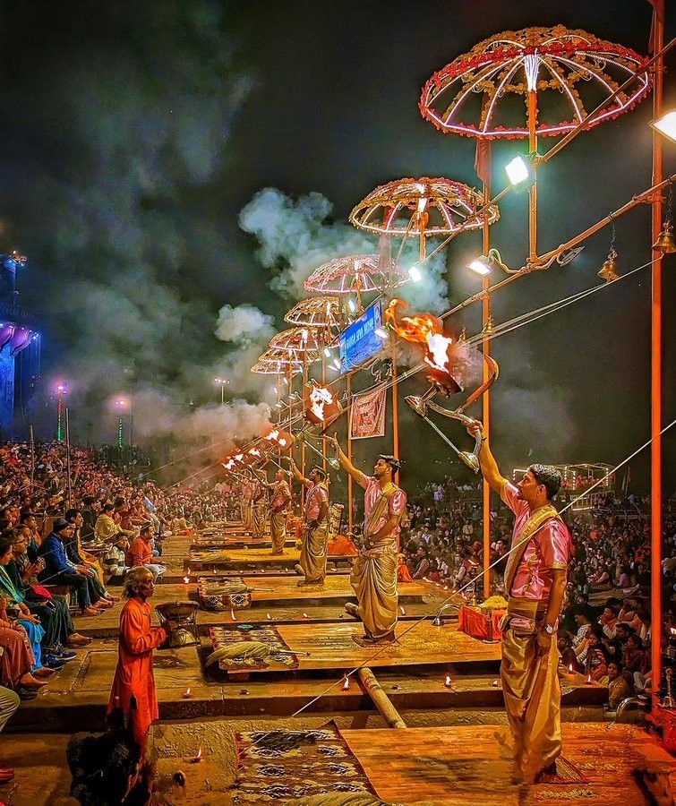 Ganga Aarti at Dashashwamedh Ghat